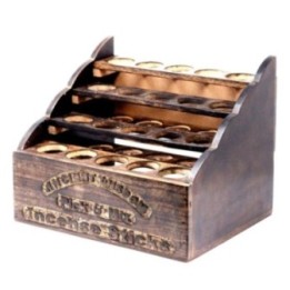 P&M Incense Mango Wood Display Stand | HogarLider