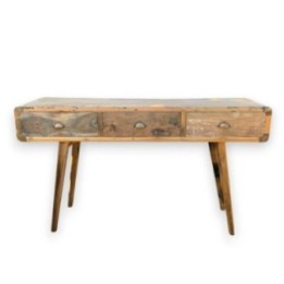 Mesa consola - Madera reciclada - 150x50x80cm | HogarLider