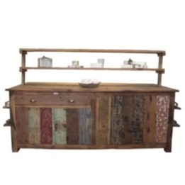 Mesa de exhibición central 207x97x80cm | HogarLider