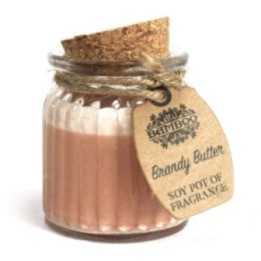 Vela de Cera de Soja Tarro - Mantequilla Brandy | HogarLider