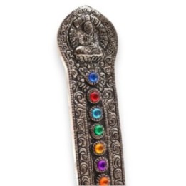 Porta-incienso Buda Torre 7 Chakras 16x6x7cm | HogarLider