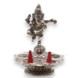 Porta-incienso Ganesha Danzante 14x10cm | HogarLider