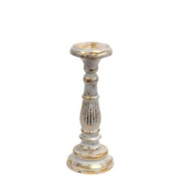 Candelabro Pequeño - Oro Blanco | HogarLider