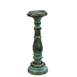 Soporte de velas medianas - Turquois Gold | HogarLider