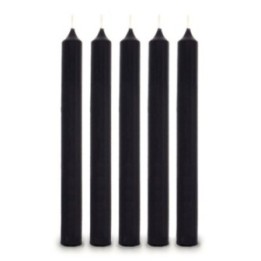 Negro Velas de la cena a Granel (100) | HogarLider