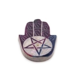 Porta-incienso Hamsa de esteatita… · AW-SoapISH… | HogarLider