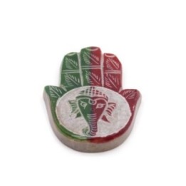 Porta-incienso Hamsa de esteatita 9x6cm -Ganesha | HogarLider
