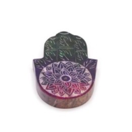 Porta-incienso Hamsa de esteatita… · AW-SoapISH… | HogarLider
