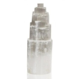 Lampara Natural Torre Selenita - 25cm | HogarLider