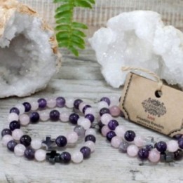 2 Pulseras con Piedras Preciosas - Amor | HogarLider