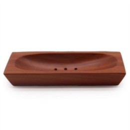 Jabonera clásica de caoba - Rectangular | HogarLider