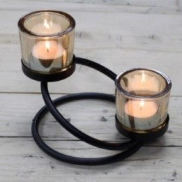 Candelabro de Hierro - Dolble- 2 Tazas | HogarLider
