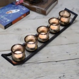 Candelabro de Hierro - Repisa- 5 Tazas | HogarLider