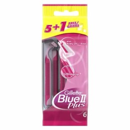 Gillette Blue II Plus 5 + 1 Unidades | HogarLider