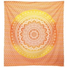 Tapiz Pared / Pareo - Mandala - Naranja | HogarLider
