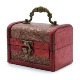 Lrg Caja Colonial - Estampado Floral | HogarLider