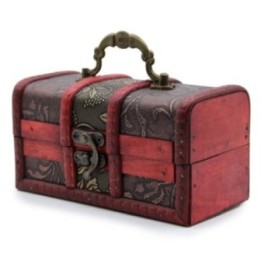 Lrg Caja Colonial - Panel Dorado | HogarLider