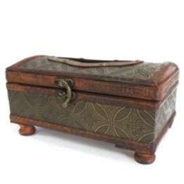 Caja de pañuelos Classic Glamour con Patas | HogarLider