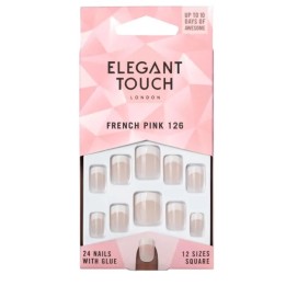 Elegant Touch Natural French Nails 126 Short | HogarLider