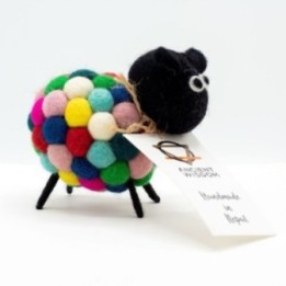 Ovejita de fieltro - Multicolor | HogarLider
