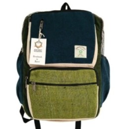 Mochila grande de cáñamo - Teal & Sage | HogarLider