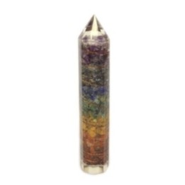 Orgonite-Agua- 15 cm tallada con Cobre y Gemas | HogarLider