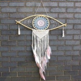 Atrapasueños - Lrg Macramé Ojo Azul… · AW-EyeDC-03 | HogarLider