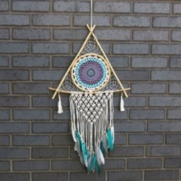 Atrapasueños - Lrg Macrame Piramide… · AW-EyeDC-12 | HogarLider