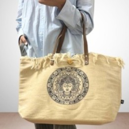 Bolso Natural Asa de Piel - Inspiración | HogarLider