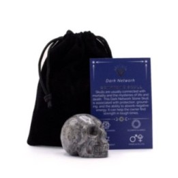 Gema Cráneo Lrg - Piedra Red Oscura- 50x40x30mm | HogarLider
