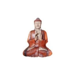 Estatua de Buda Tallada a Mano - 60cm Dos Manos | HogarLider