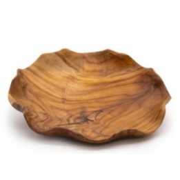 Frutero redondo liso de madera de… · AW-TeakB-36 | HogarLider