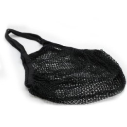 Bolsa de Malla de Algodón Puro - Negro | HogarLider