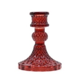 Portavelas Vintage para cena - Rojo Vampiro | HogarLider