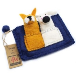 Bolsa con Marionetas de Dedo - Amigos Cachorros | HogarLider