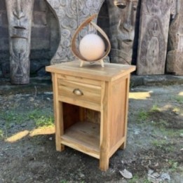 Mesita de noche - Clásica - Madera reciclada | HogarLider
