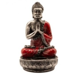 Buddha Porta Velas - Rojo - Med | HogarLider