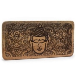 Bandeja larga 30x15x2,5cm - Cara de Buda Negra | HogarLider