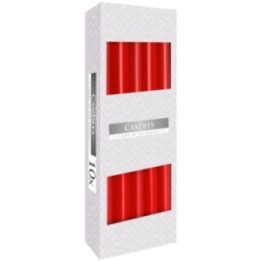 Velas Cónicas - Roja — Pack de 10 unidades | HogarLider