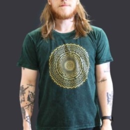 Camiseta Nomad Sari Grande - Mandala - Verde | HogarLider