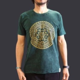 Camiseta Nomad Sari Mediana - Chakra - Verde | HogarLider