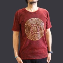Camiseta Nomad Sari Mediana - Chakra - Granate | HogarLider