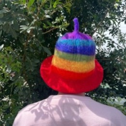 Sombrero de sauna de fieltro - Arcoíris | HogarLider
