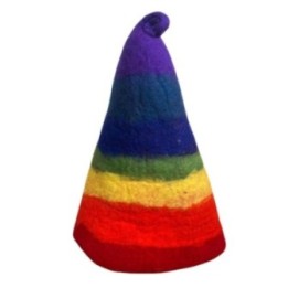 Sombrero de mago de sauna de fieltro - Arcoíris | HogarLider