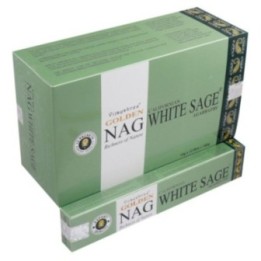 15g Incienso Dorado Nag - Salvia Blanca | HogarLider