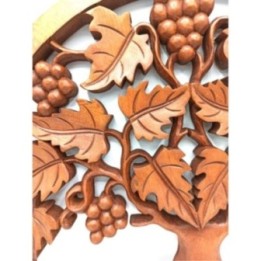 Panel de madera - Árbol de la vida de Uva - 40cm | HogarLider