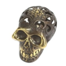 Calavera vintage de latón - Med | HogarLider