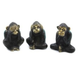 Juego de 3 - See No Evil, etc. - Monos | HogarLider