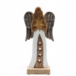 Gran estrella de madera de mango… · AW-WAng-12 | HogarLider