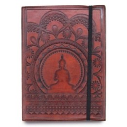 Cuaderno pequeño con elástico - Mandala tibetano | HogarLider